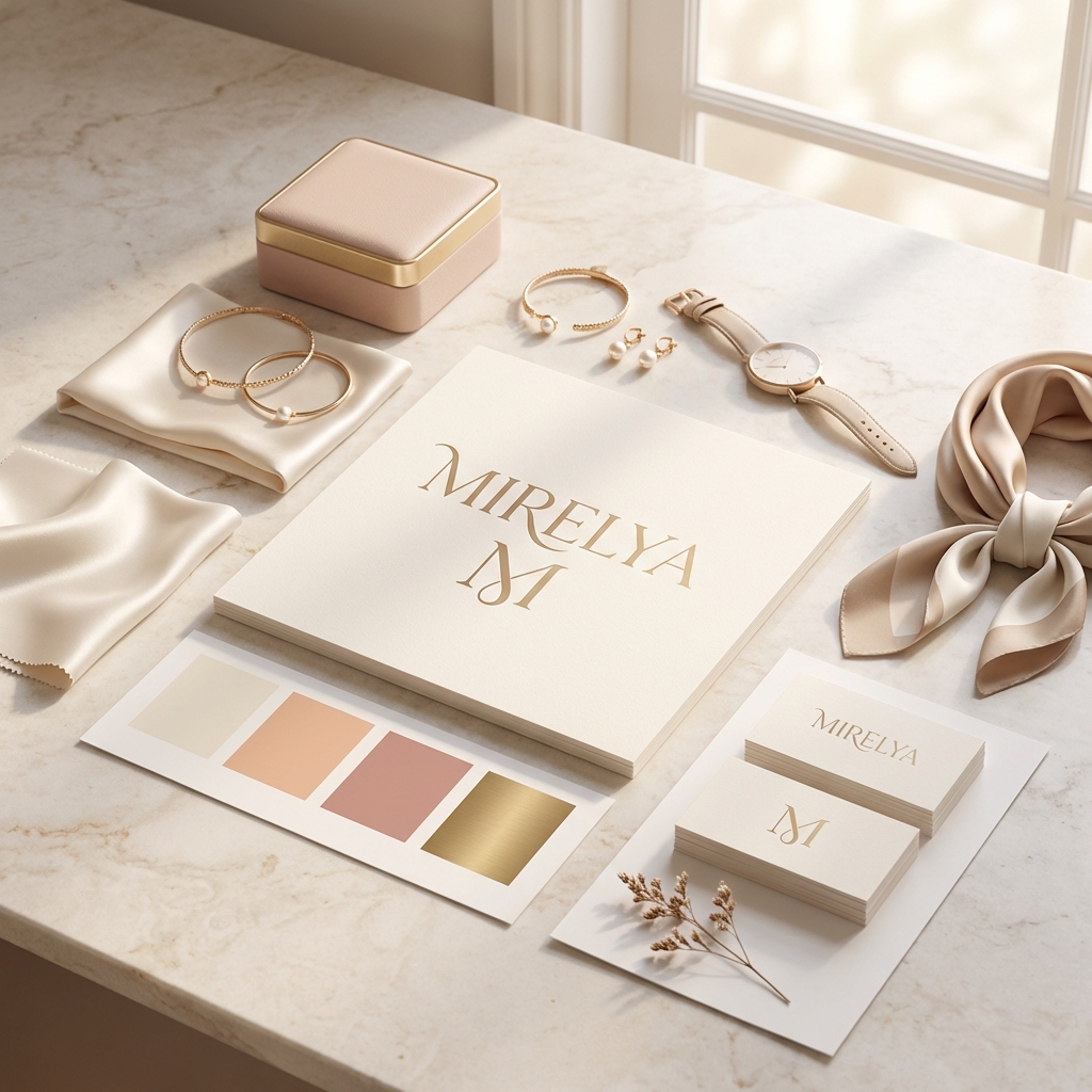 Sac beige avec bijoux, lunettes et magazines mode