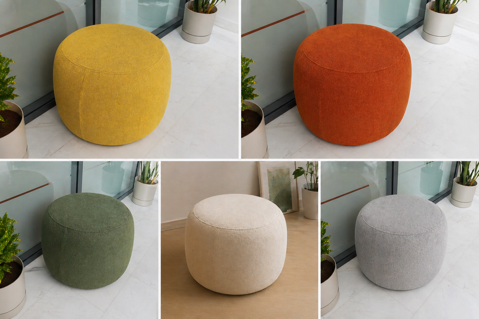 Différentes couleurs disponibles du siège